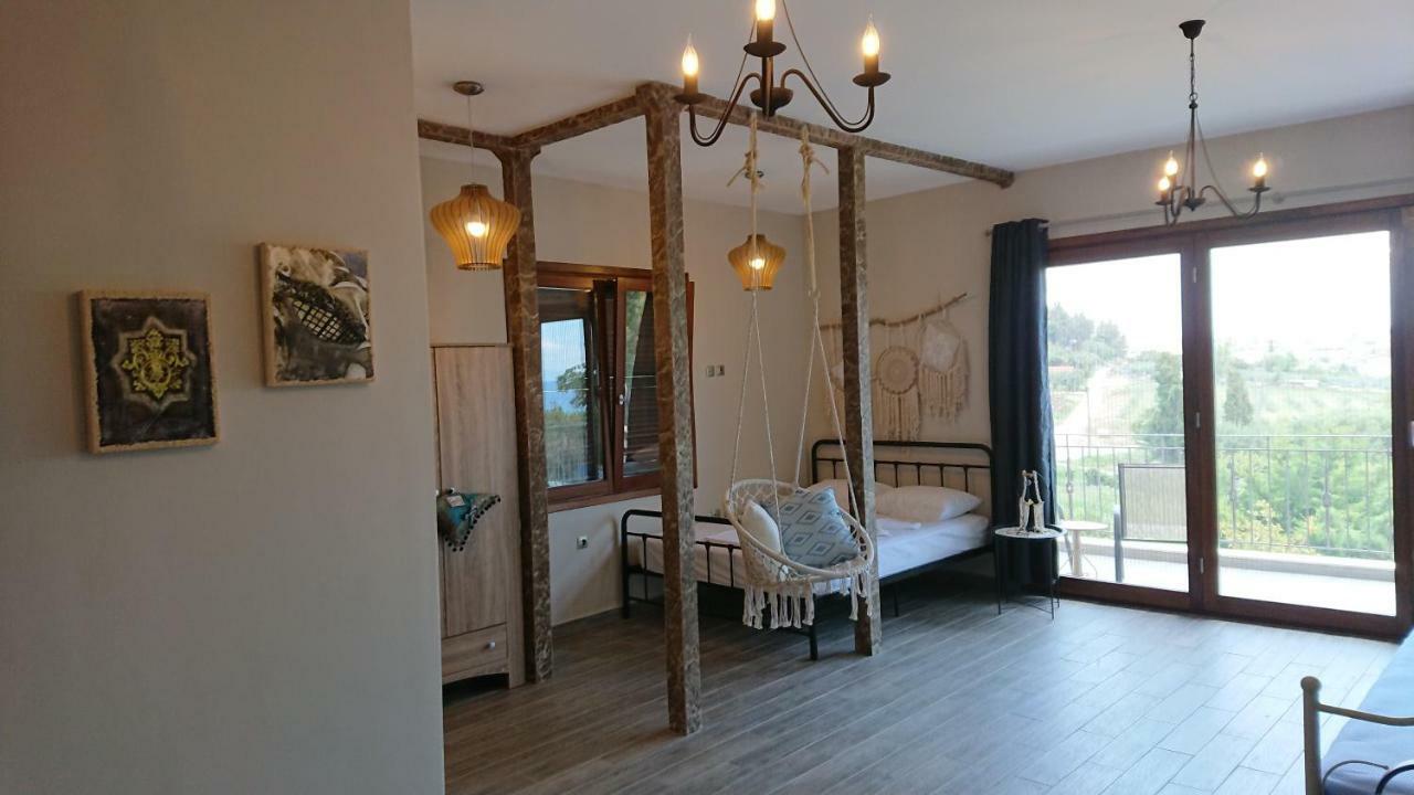 Апартаменты Stone House With Seaview Неа-Потидеа Экстерьер фото
